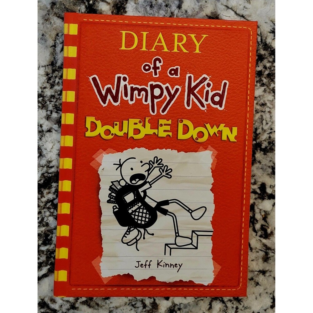 Double Down Diary of a Wimpy Kid #11 by Jeff Kinney (2016,Hardcover) FAST SHIPP